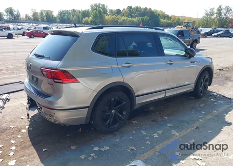 2024 Volkswagen Tiguan 2.0T Se R-Line Black из США, поврежденный, VIN 3VV8B7AX3RM044278